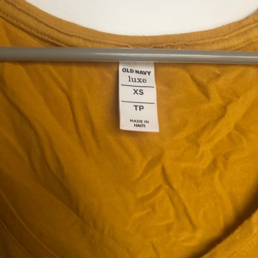 Mustard yellow soft tee